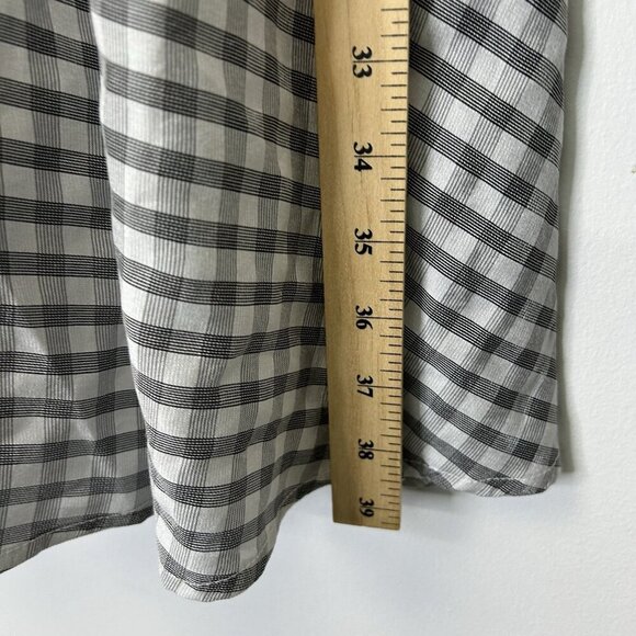 The Shirt Rochelle Behrens Gingham Dress Womens Size Small Tie Waist - Picture 9 of 9